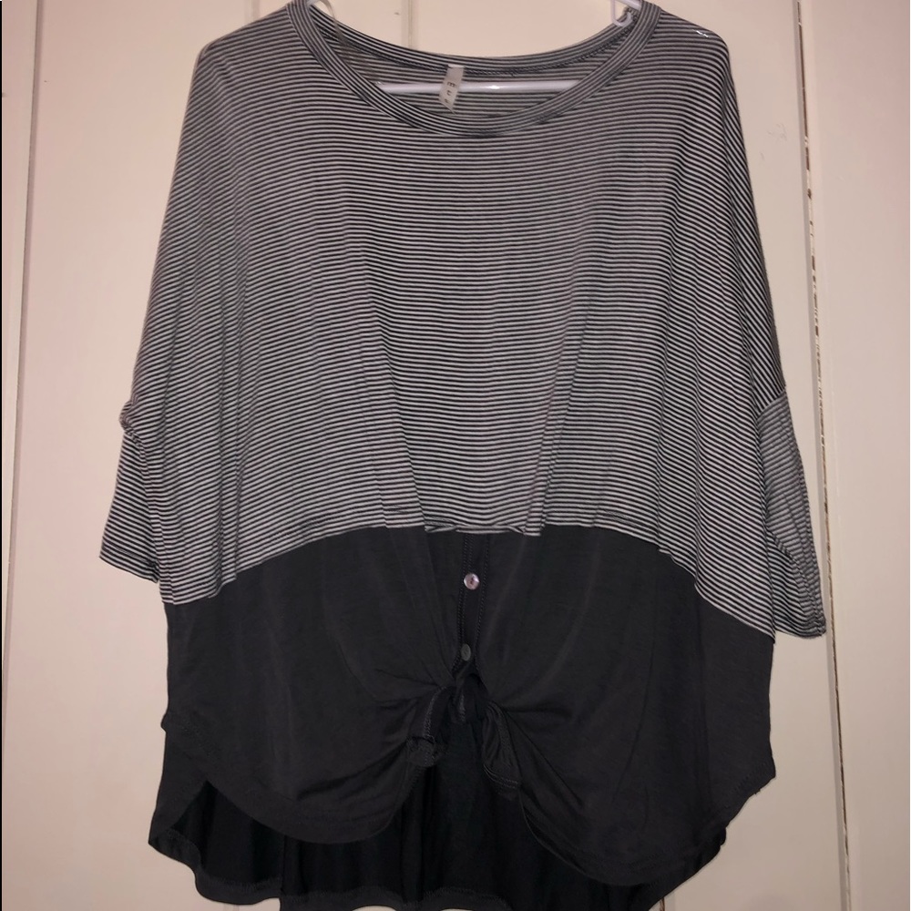 Sugar Love Boutique MTS stripped short sleeve